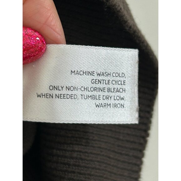 Old Navy Men’s Pullover Sweater M Brown Tan Stripes Crewneck Long Sleeve Casual - Picture 7 of 12